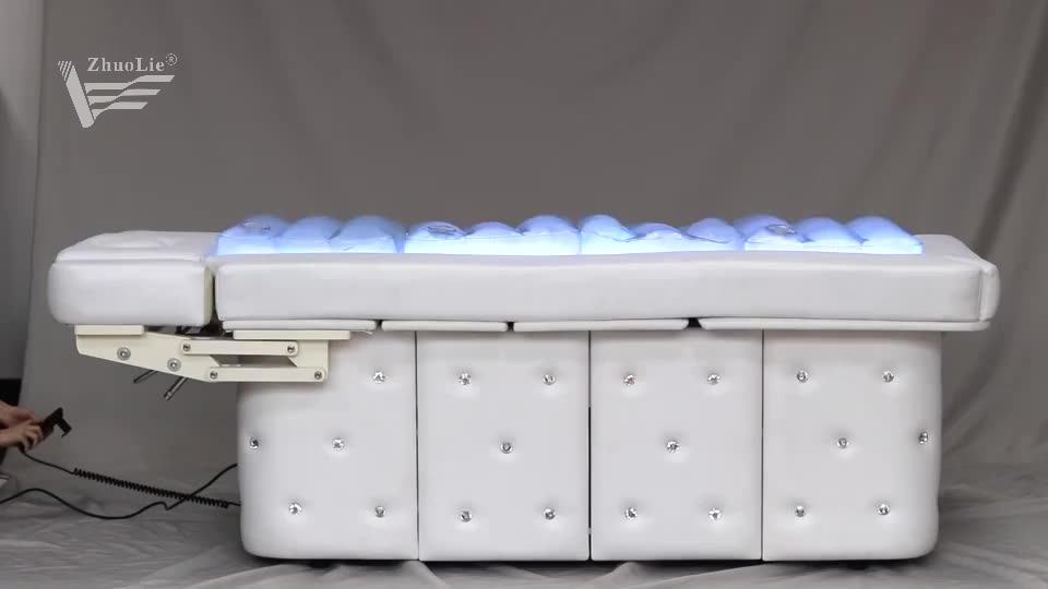 Luxury Heated Dry Electric Massage Bed Water Thermal Spa Massage Bed
