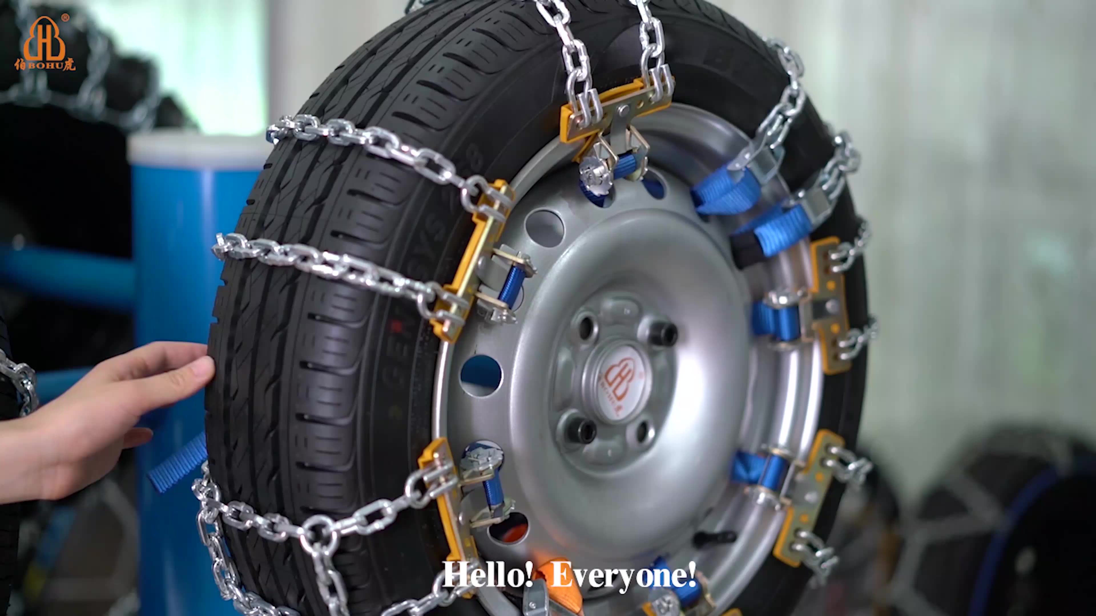 Bohu Auto Snow Chains Car Portable Snow Chain Emergency Tire Chain