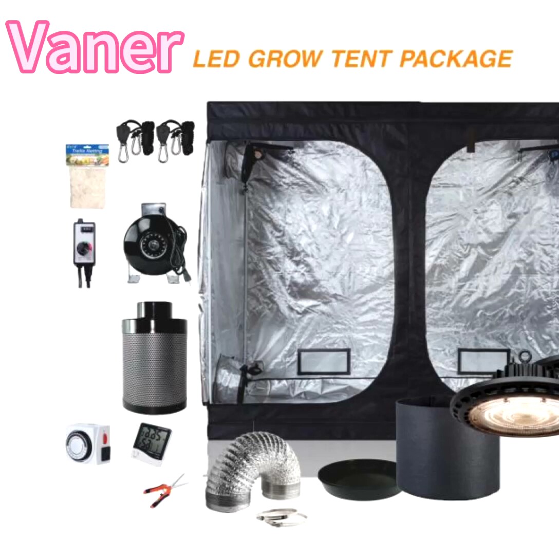 Hydroponic Indoor Grow Tent Kit 120*120*200cm Grow Tent Complete Kit