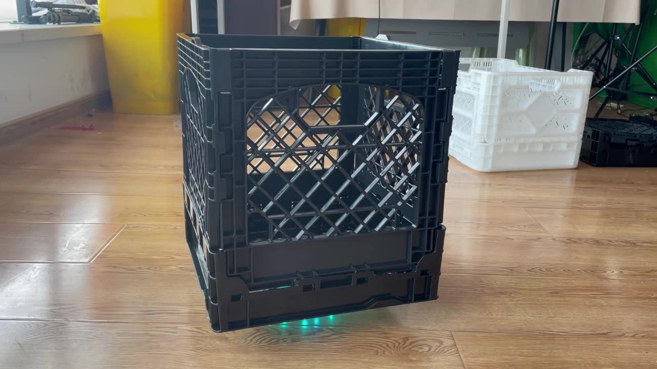 16 26 Quart Heavy Duty Black Stackable Beer Wine Collapsing Folding