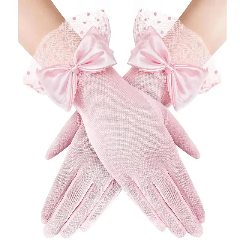 Lolita Lace Mesh Hot Girl Gloves Female Punk Goth Lolita Jk Matchinging Sleeves Cos