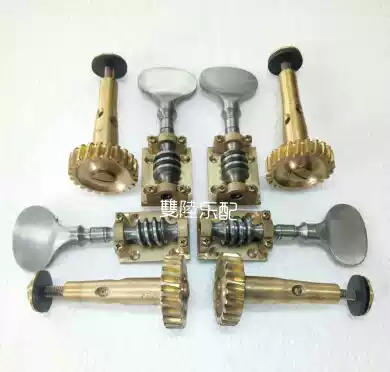 French double bass bass shaft handle single-piece luxury all-copper fine beautiful atmosphere two-piece installation