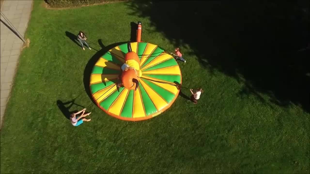 Hot Sales Inflatable Rodeo Bull/inflatable Manual Bull Riding Game