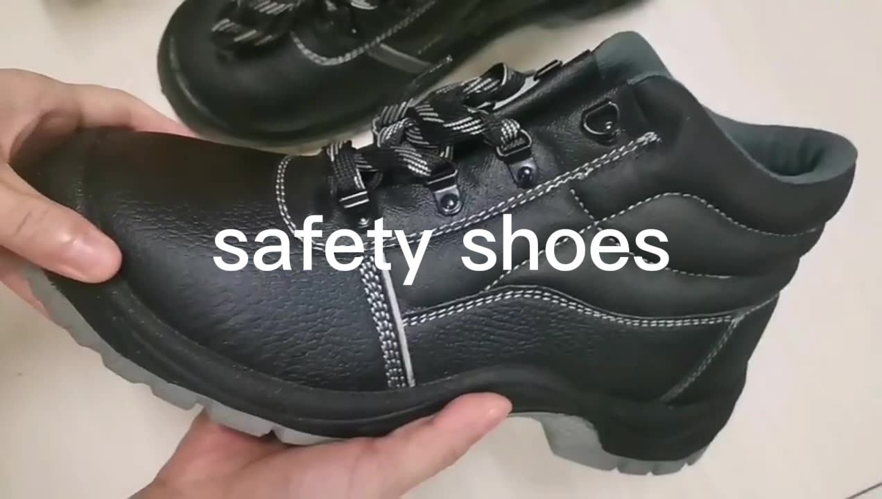 Safety Water Proof Anti Slip Work Shoes Iron Toe Puncture Resistant Men