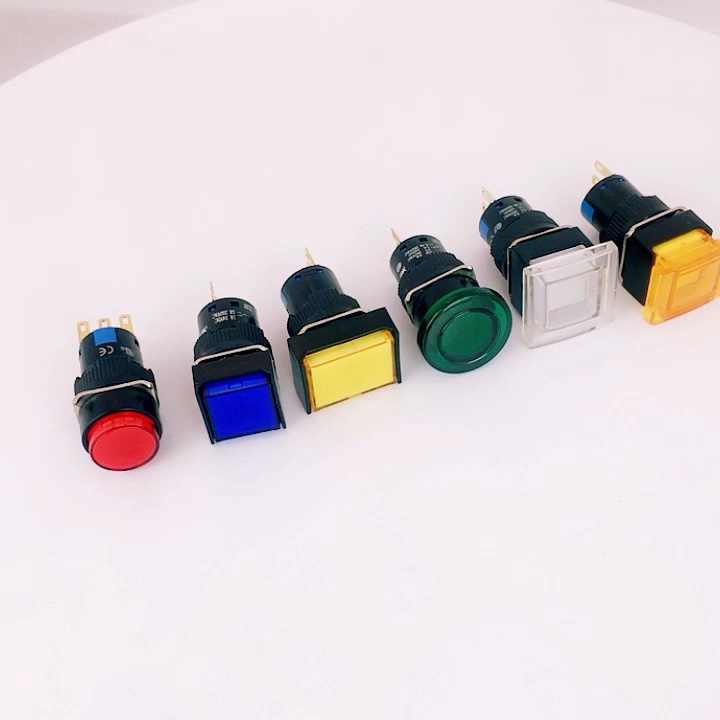 Hbd16 Series Waterproof Selector Switch Key Lock Switch Illuminated 12v