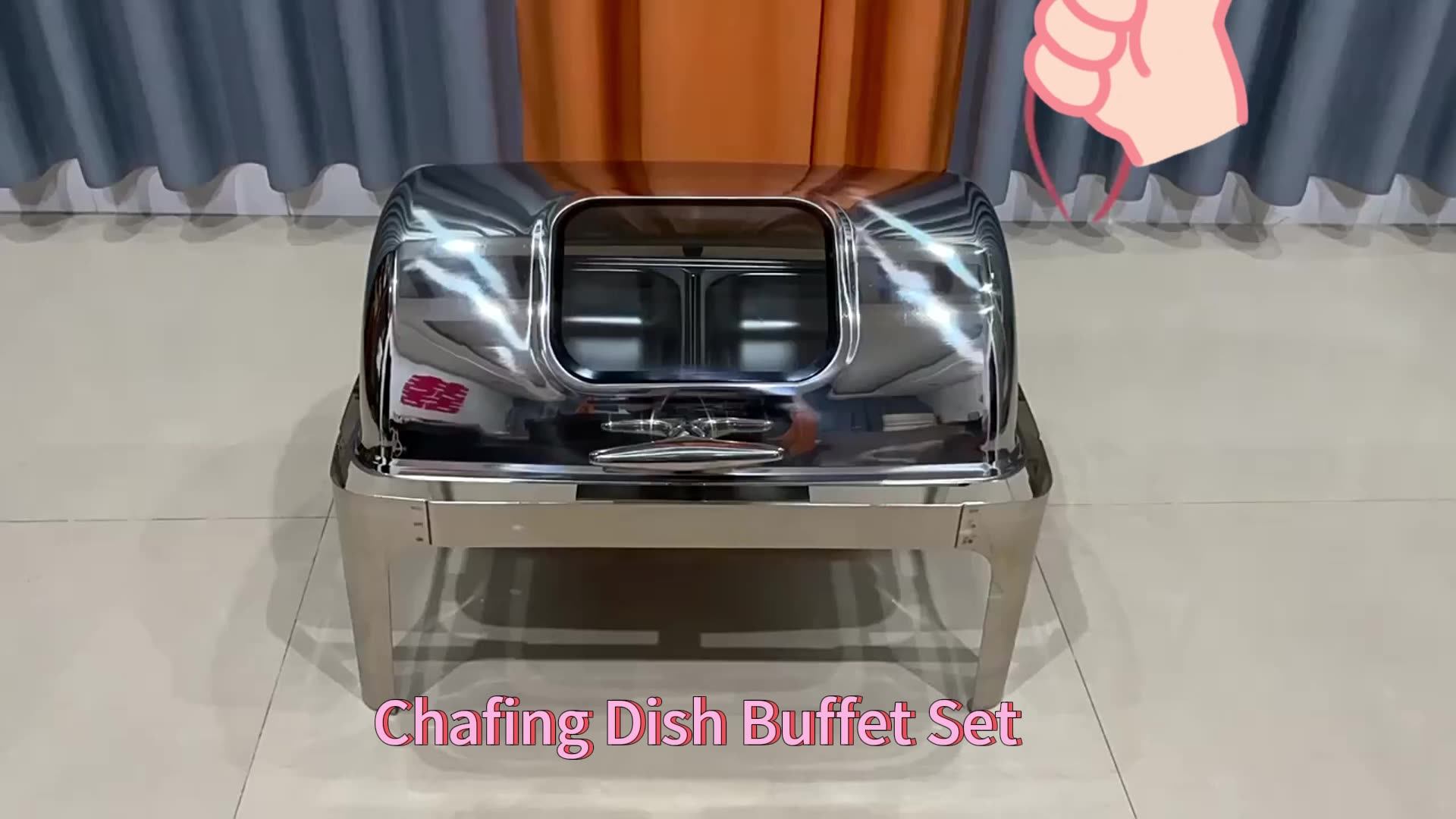 Luxury Buffet Chafing Dish In Dubai Stainless Steel Chef 9 Litre Food Warmer Gold And Silver