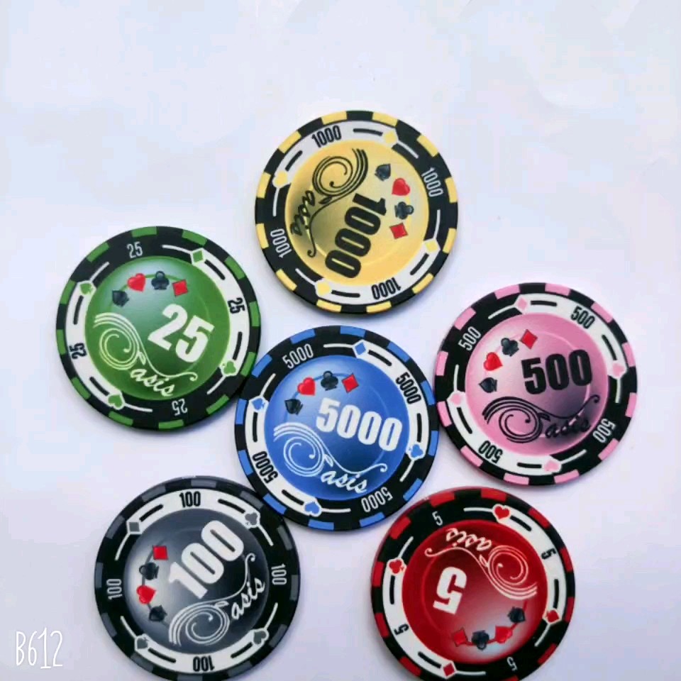 Personalized Smooth Surface 10g 39mm Ceramic Poker Chips Factory Buy