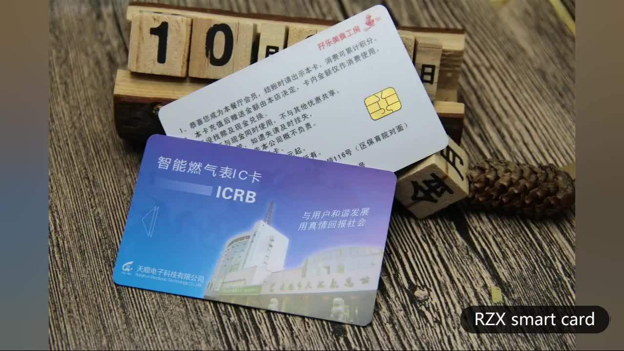 Iso7816 Sle4428/5528 Plastic Pvc Blank White Contact Ic Card - Buy