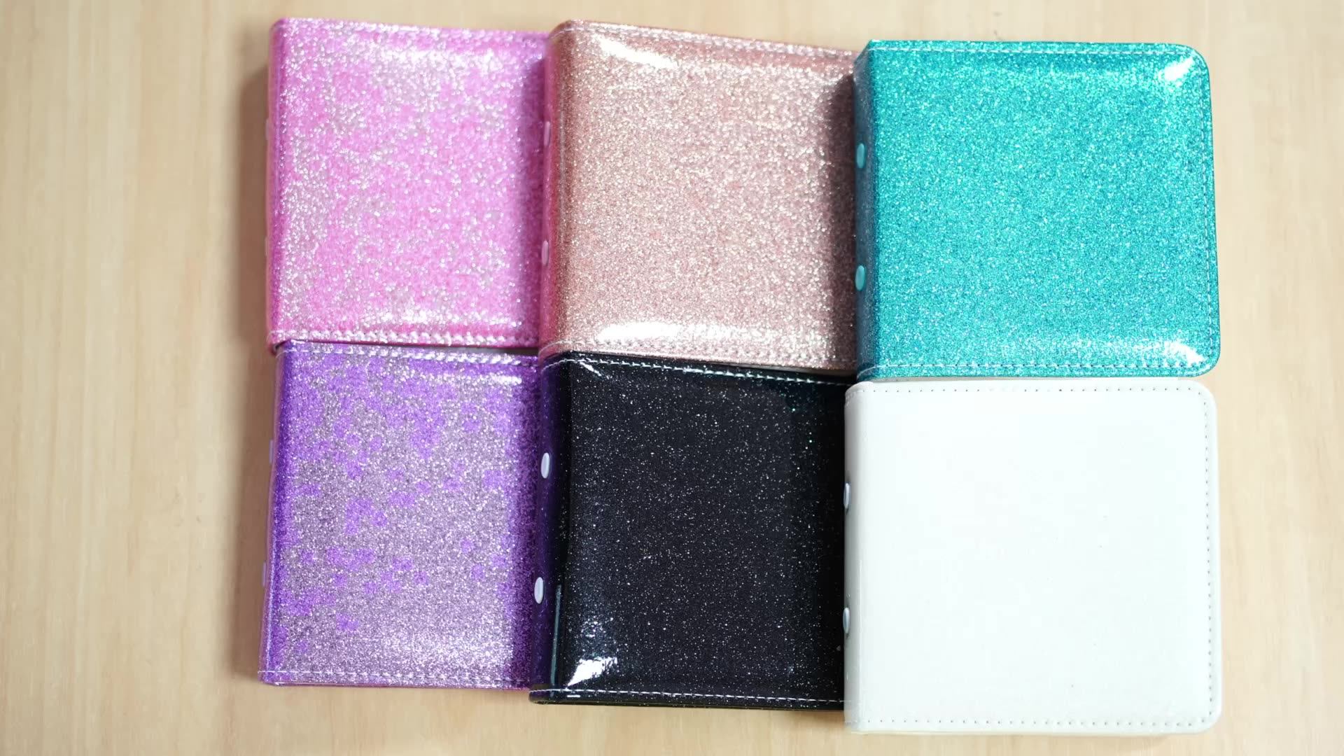 Wholesale A8 3 Ring Binder Custom Leather 3 Ring Binder Mini Binder