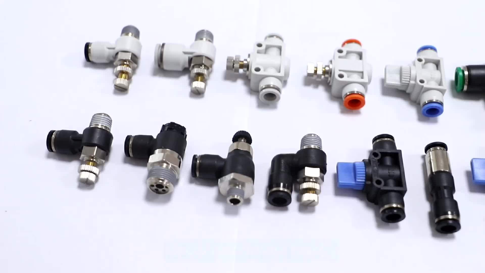 Air Quick Coupler Coupling Quick Connect Plastic Pneumatic Fittings Plastic Pneumatic Parts Push