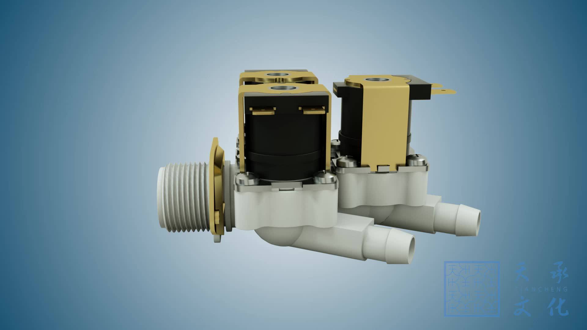 Low Pressure 1/2 Inch Normally Closed 12v 2 Way Water Solenoid Valves