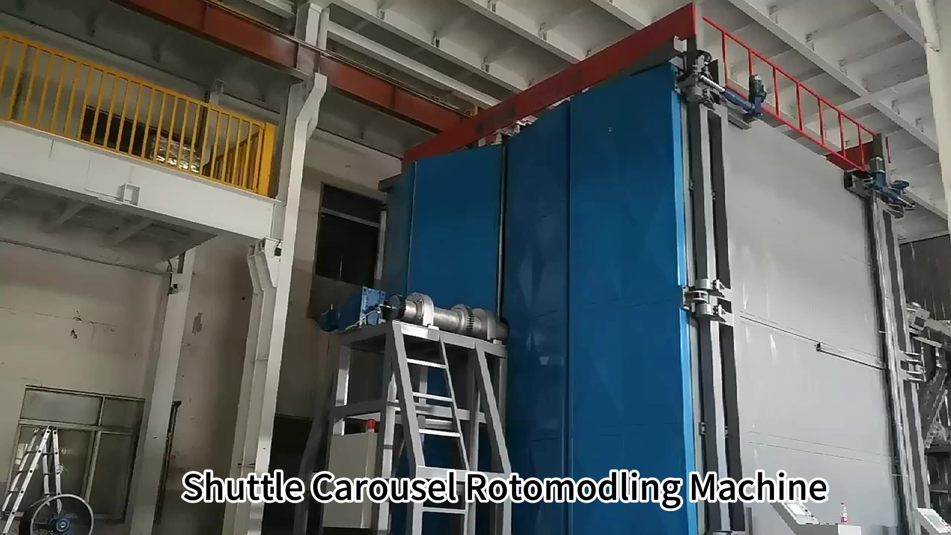 3 Arms Carrousel Rotomolding Machine Rotational Moulding Machine For