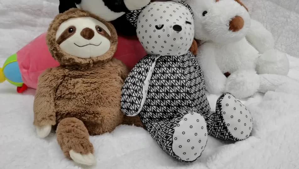 Cute Microwave Oven Heatable Toy Soft Plush Toy Lavender Tourmaline