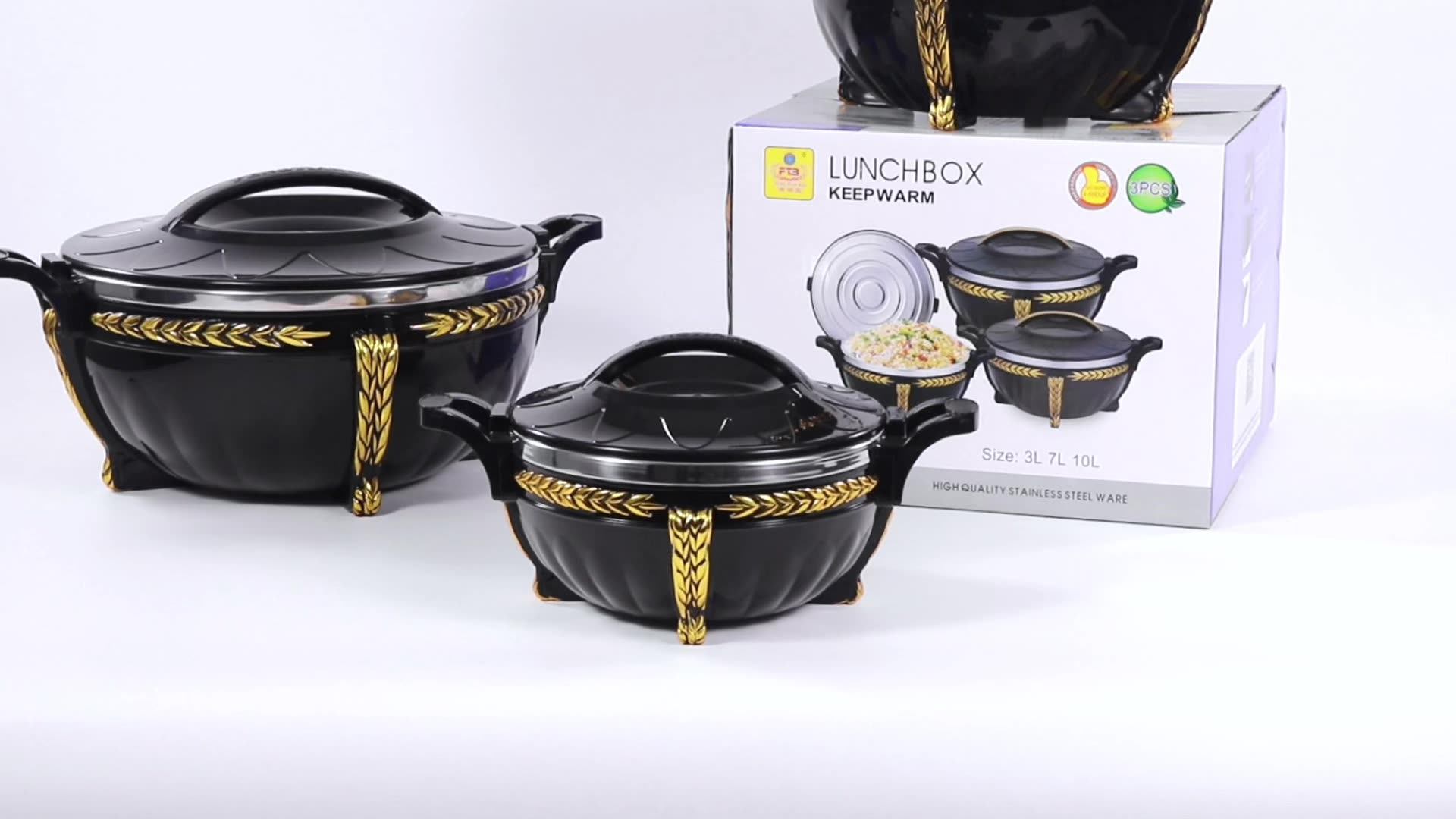 Luxury Buffet Food Warmer Casserole Keep Food Warm In Casserole Three