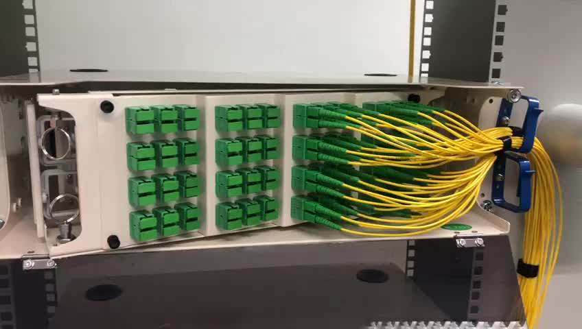 20 Years Oem Manufacturer Supply 96 Core Rack Mount Odf Optical Fiber Accessories Out Door Odf 