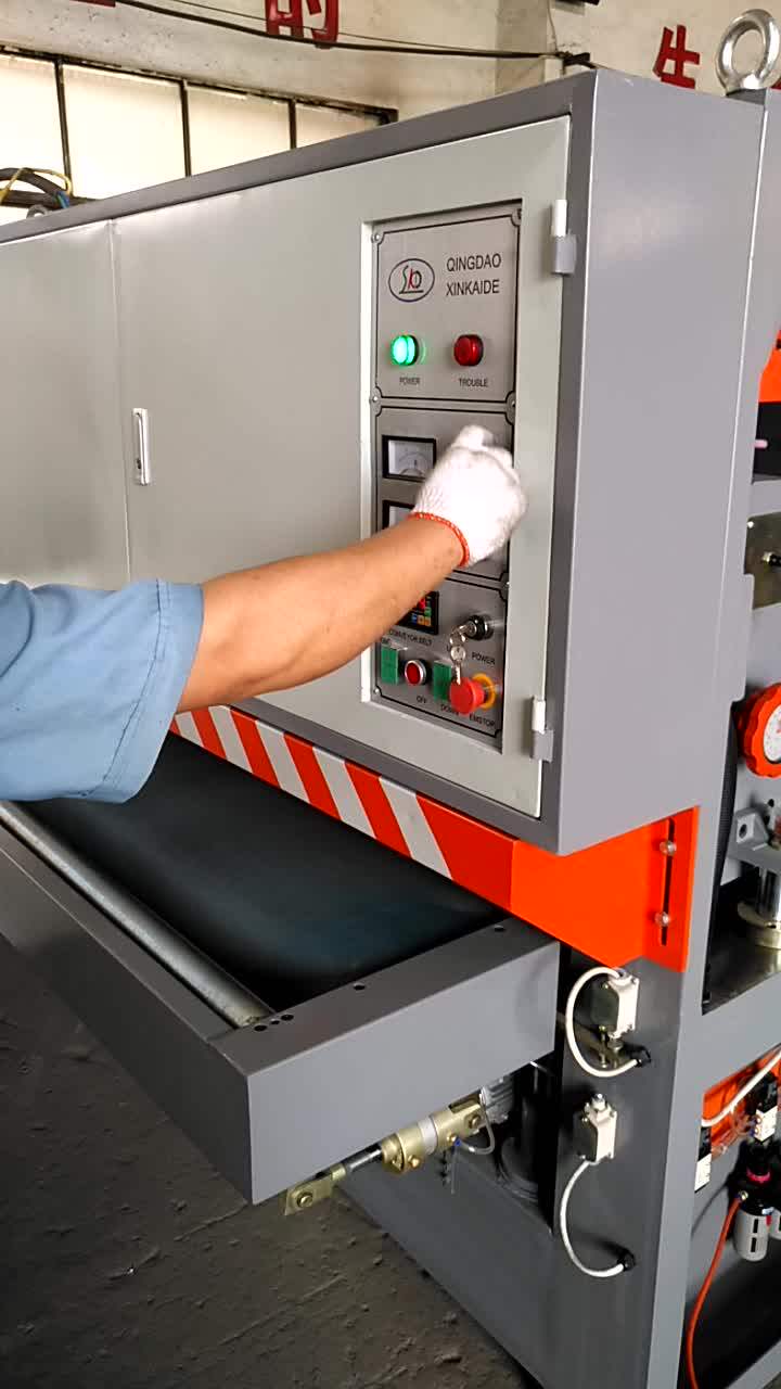 Metal Surface Buffing Wide Abrasive Belt Polishing Machine Buy