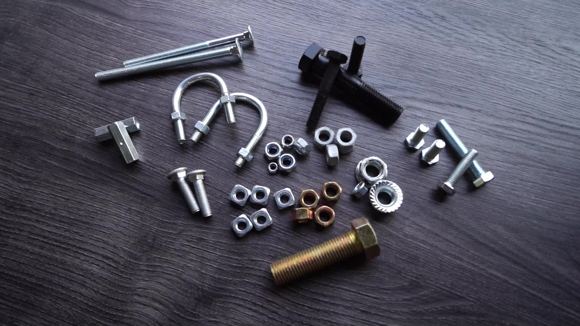 Din933 Hex Bolt And Nut Carbon Steel 35k Black Oxide Hex Head Bolt