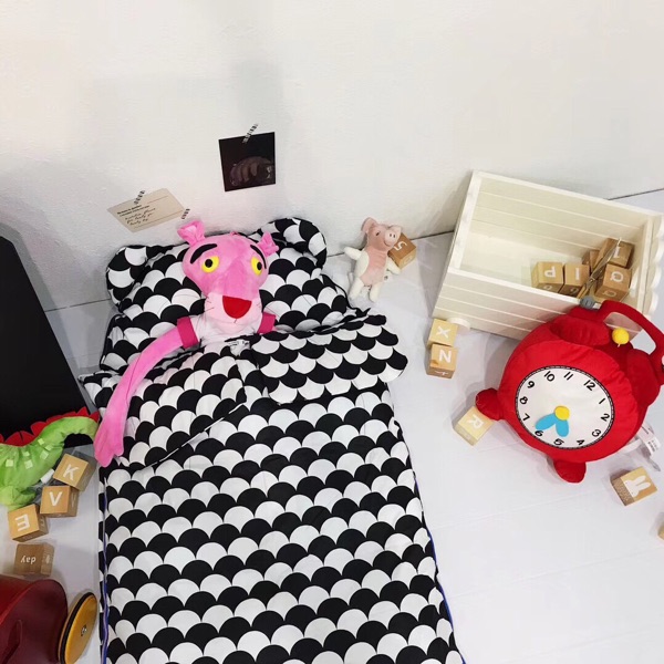 Ins mẫu nổ túi ngủ cho bé hoạt hình dây kéo xuống chống đá bằng nước tiểu phiên bản nâng cấp của chăn bông túi ngủ giữ nhiệt