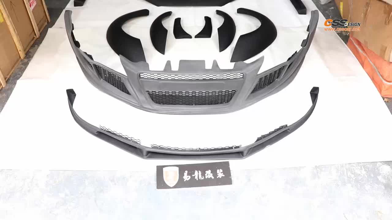 20082015 Ppi Frp Cf Wide Body Kit Hood Car Bumpers For Audi R8 V8 V10 Rear Spoiler Buy