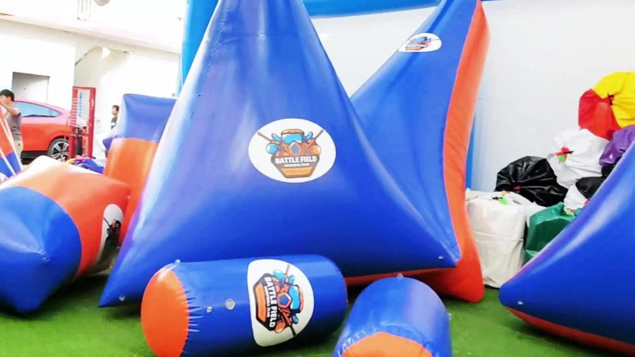 Cheap Inflatable Cs Shooting Obstacle Bunkers Tourney Pro Package 7 Man