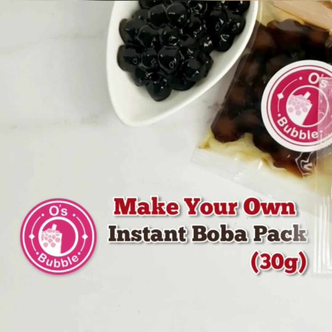 Taiwan Manufacturer Instant Bubble Tea Ingredients 30g Boba Pack Buy Bubble Tea Ingredients