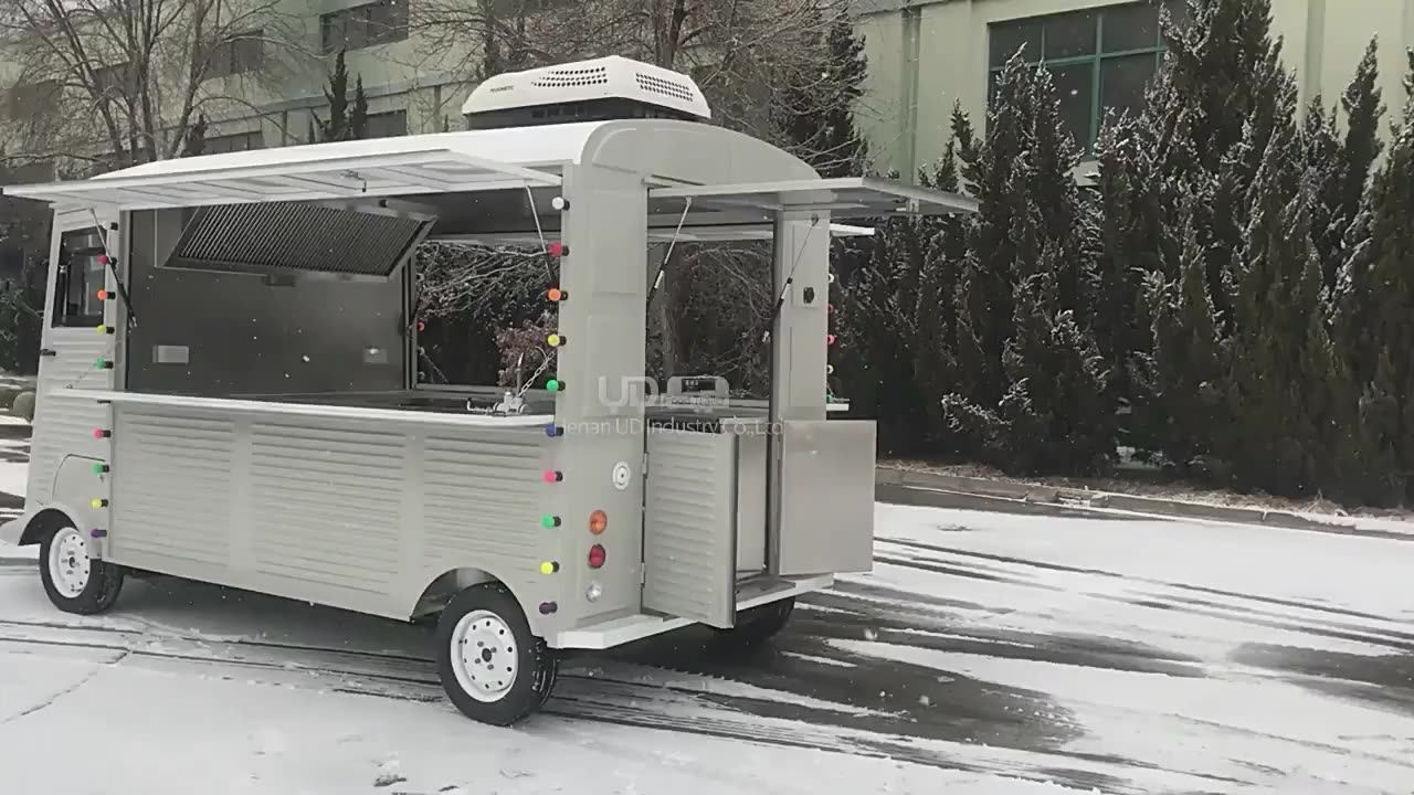 Churros Hot Dog Stand Electric Food Truck Street Food Vendor Cart