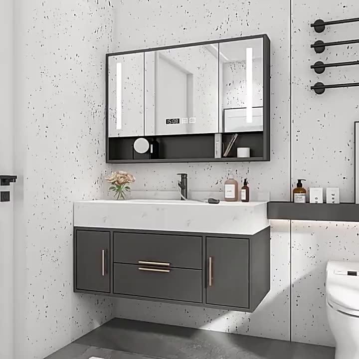 100cm Wall Quality Modern Wash Basin With Smart Waterproof