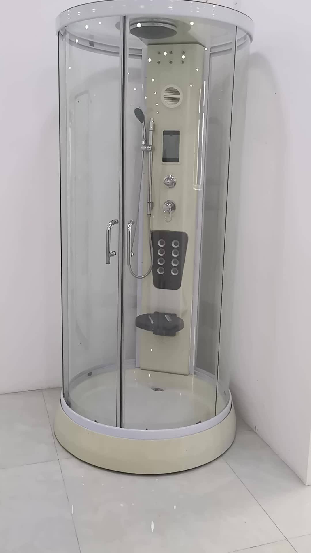 High Quality Multifunctional Red Painted Beautiful Round Bathroom