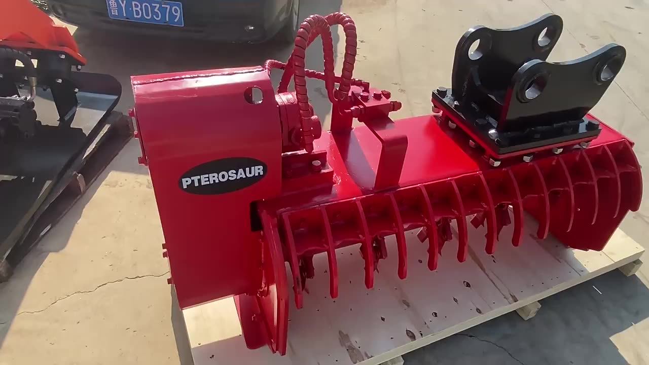 Flail Mower Mulchers Skid Steer Mulcher For Mini Excavator Loader