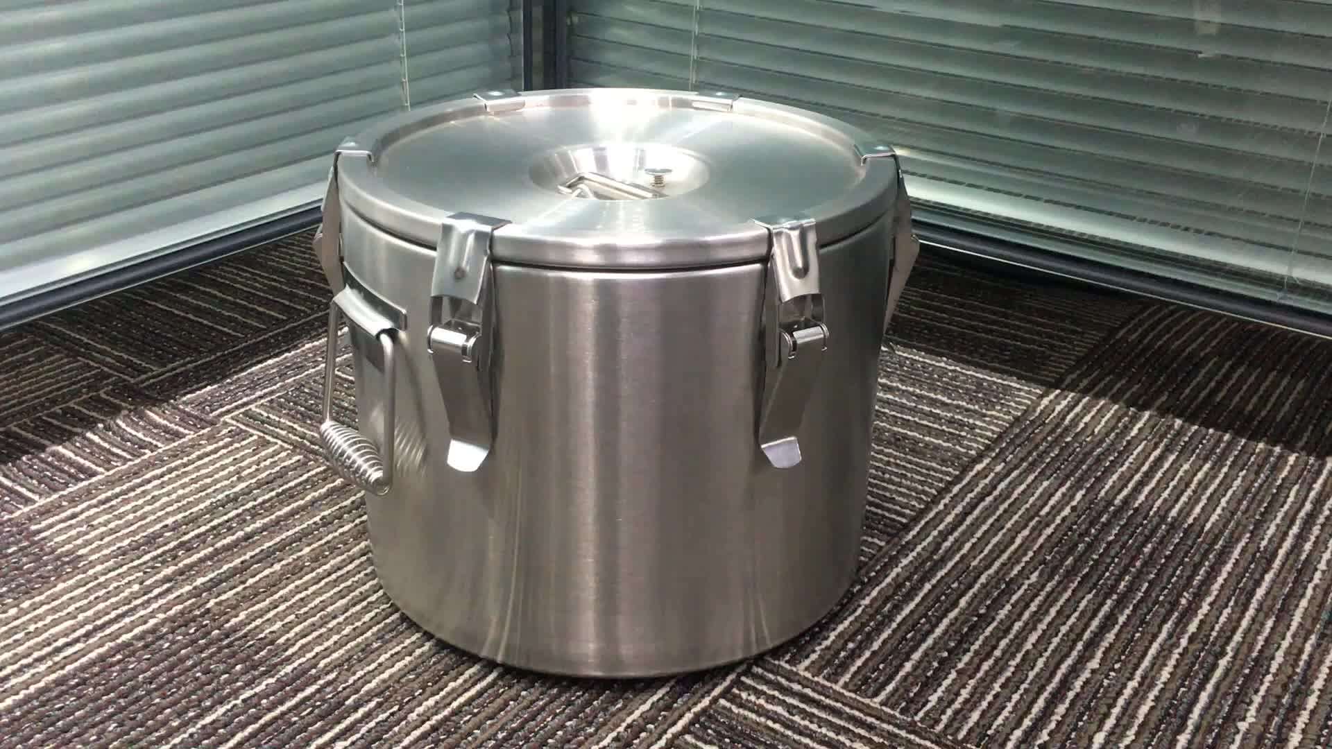 Stainless Steel Insulation Barrel Cookware Food Transport Container
