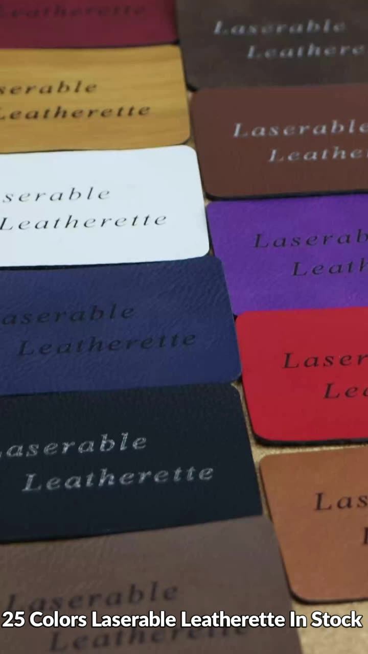 High Quality Wholesale Blank Leatherette Laser Engraving Products Blank