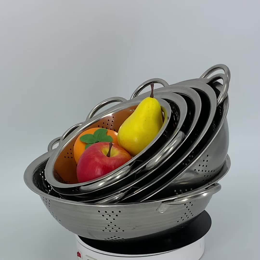 Stainless Steel Cheap Fruit Basket Full Stainless Steel Handle Buy