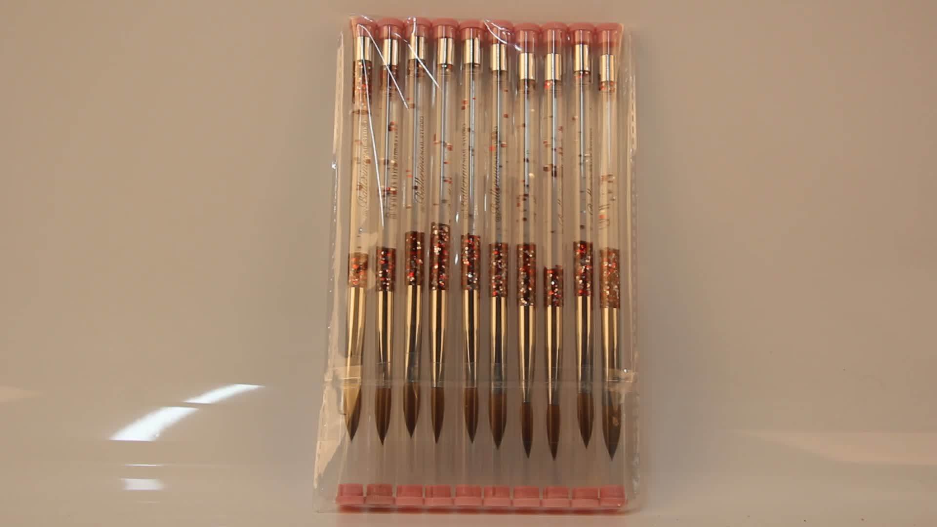 Angnya New Arrival Liquid Oil Acrylic Kolinsky Nail Brush Buy Nail