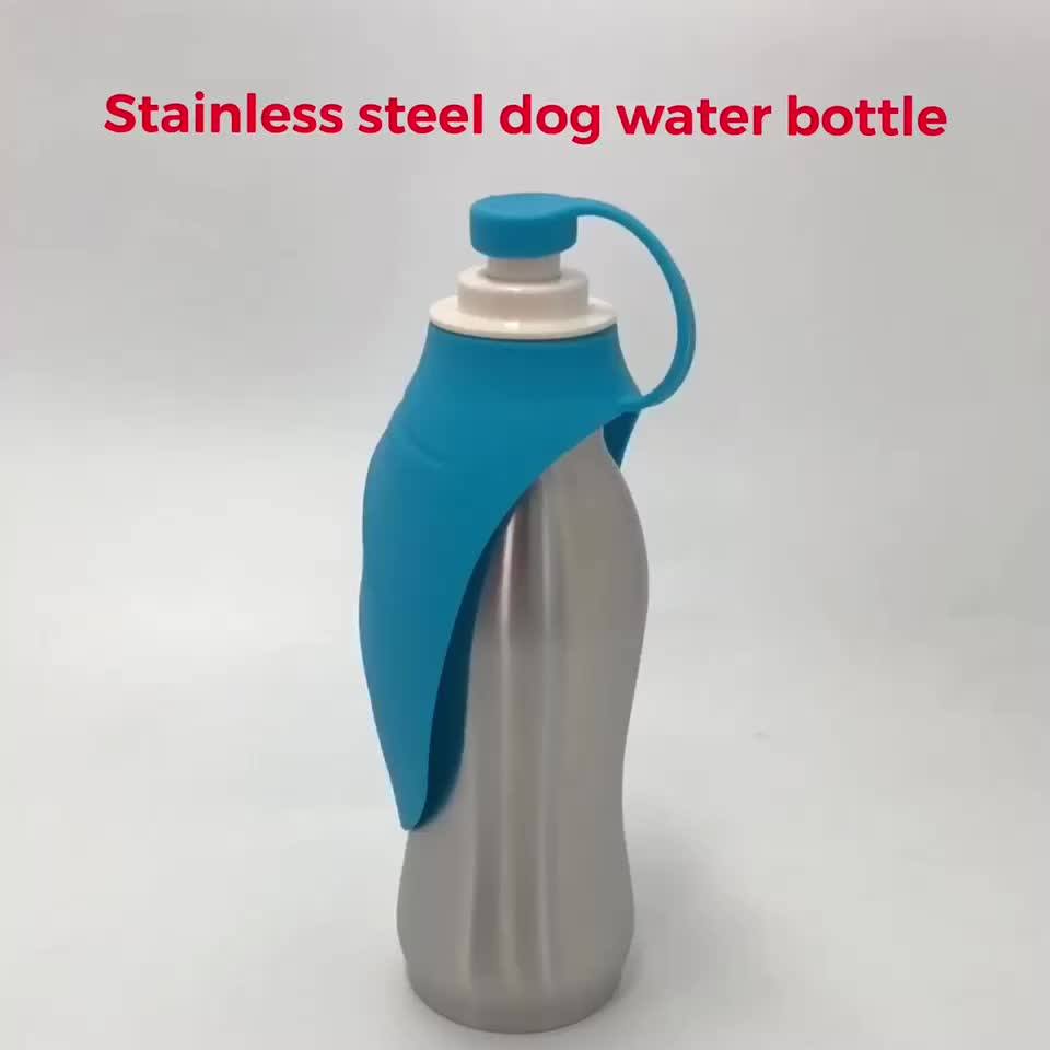 2019 New Products Stainless Steel Traveling Dog Bottle Portable Pet