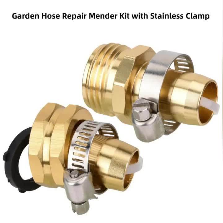 Garden Hose Repair Mender Kit With Stainless Clamp Buy Garden Hose