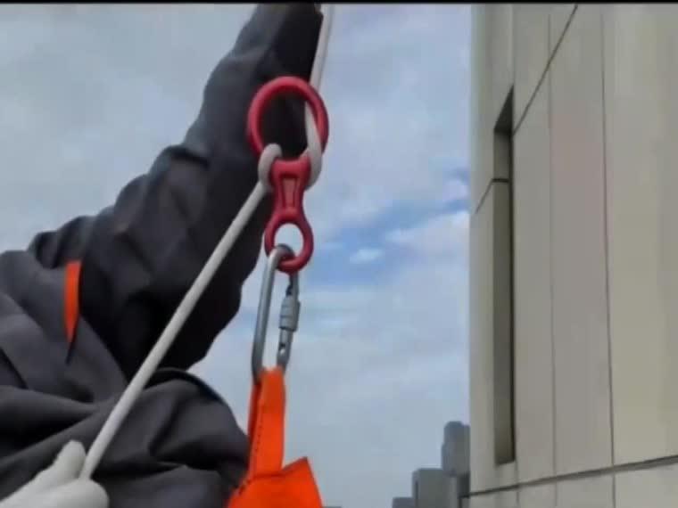 High Strength Dynamic Wall Mounted Climb Rope For Outdoor