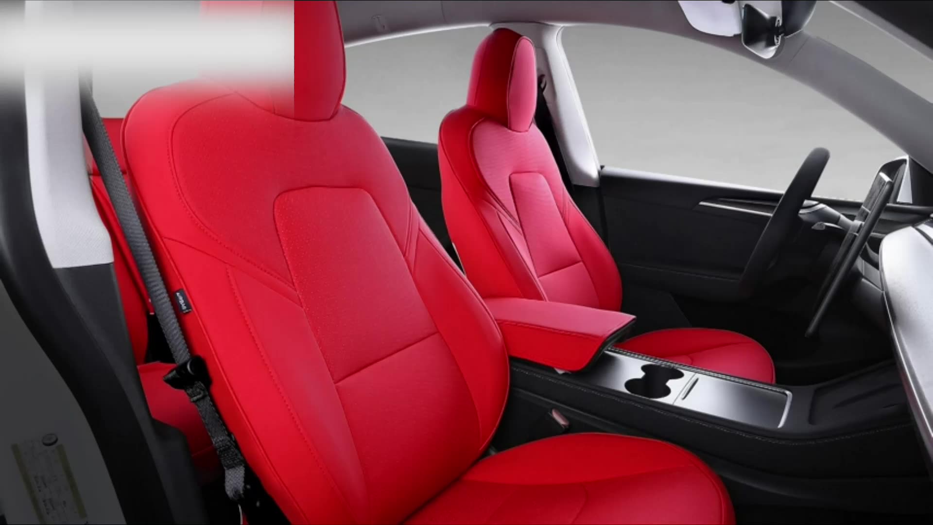 2022 Tesla Model Y Seat Cover Nappa Leather Car Seat Covers Fully