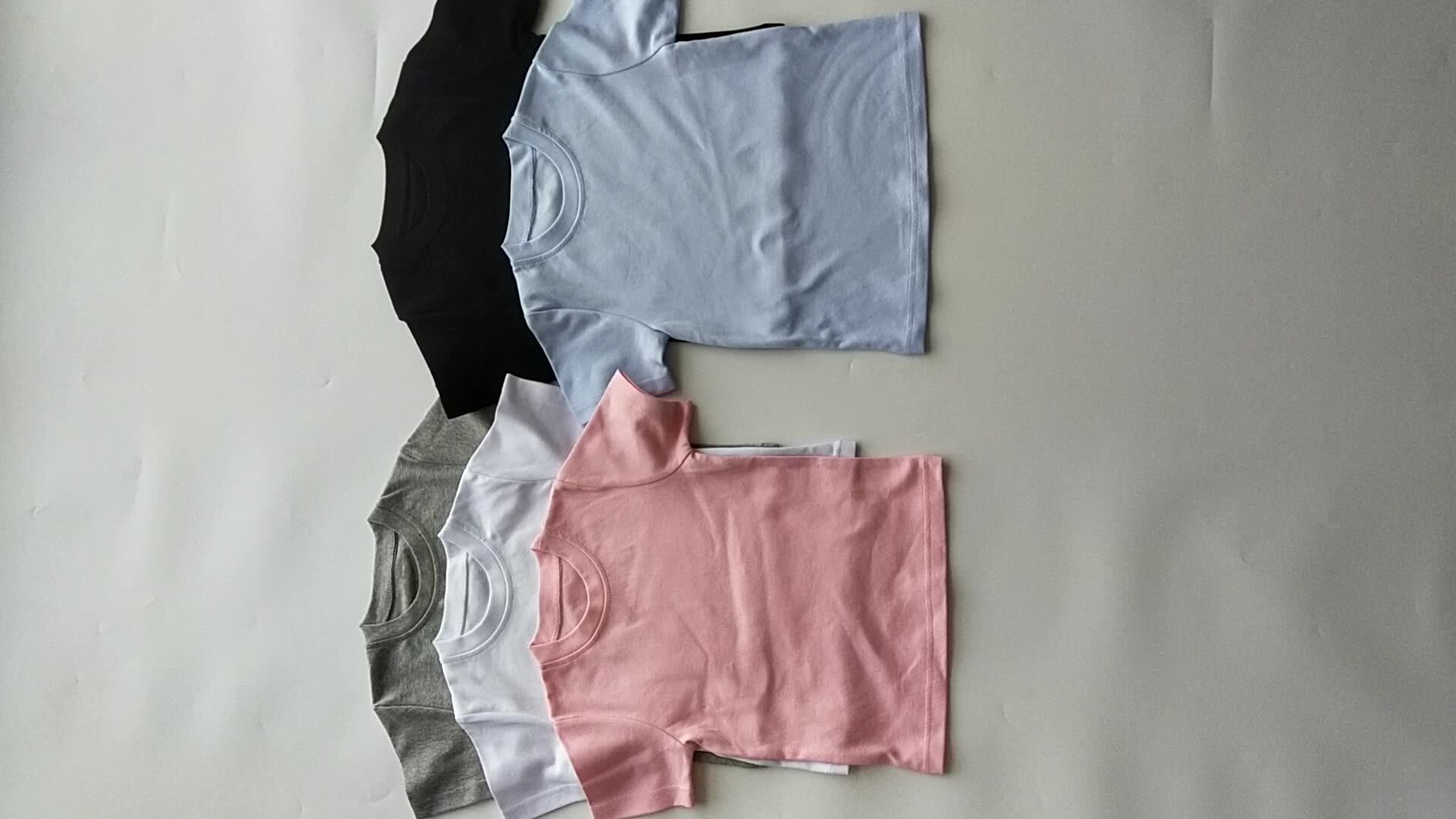 Custom Girls Blank Kids Baby Girl Clothes Summer Top Tees 100 - Main Image