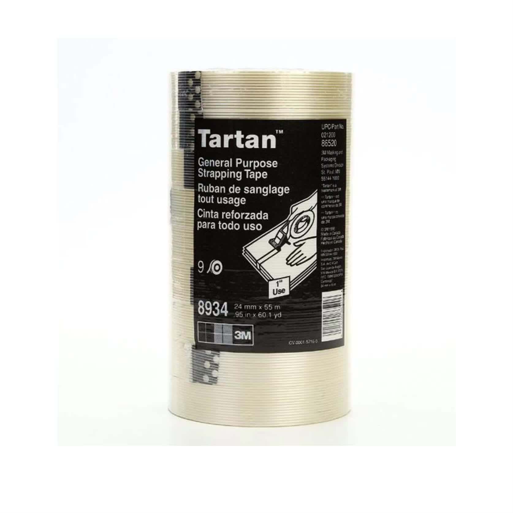 Clear 3m Adhesive Fiberglass Tape 8934 For Bundling,Strapping And