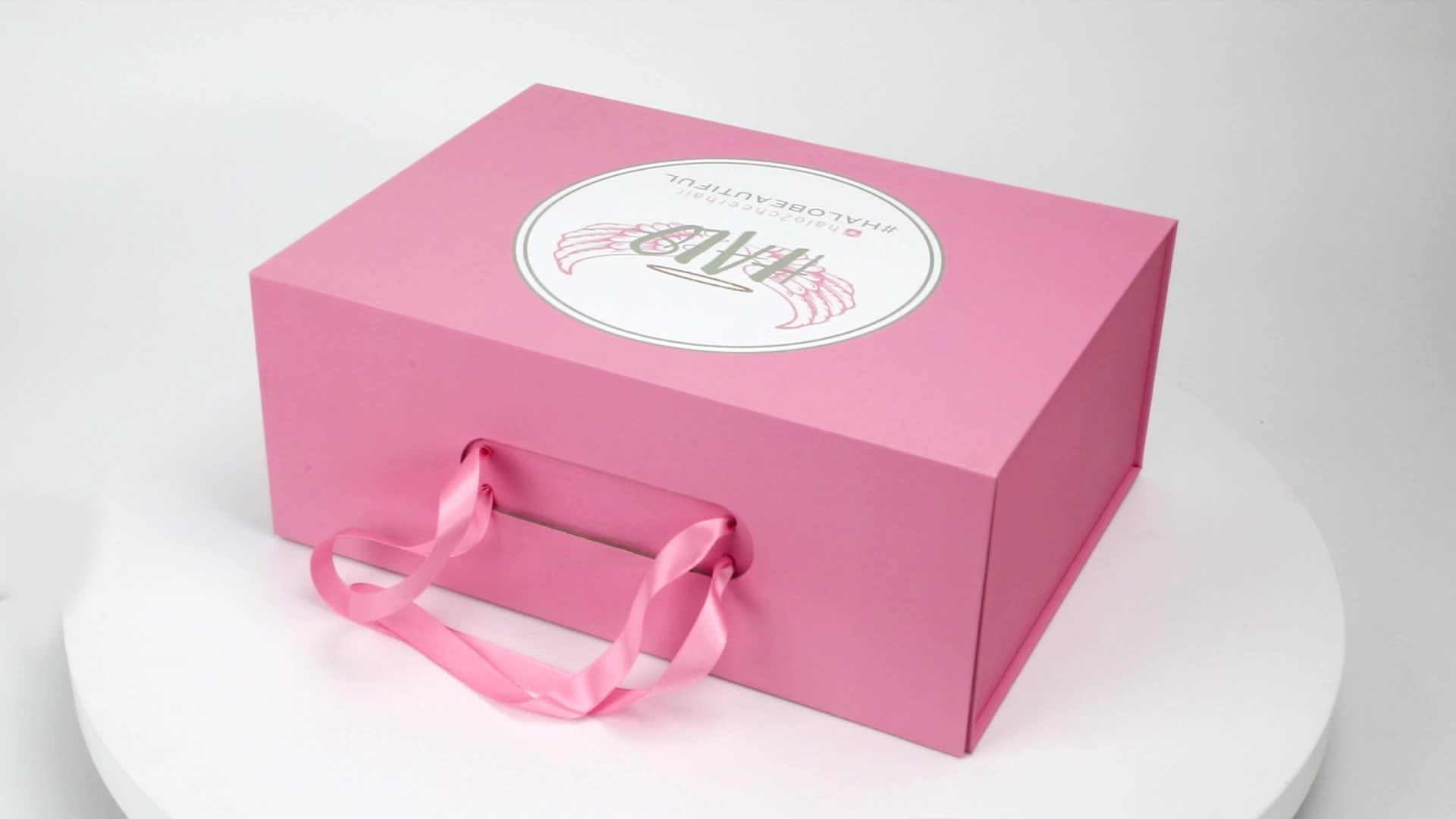 2019 New Design Paper Folding Large Gift Boxes For Clothing Buy Large