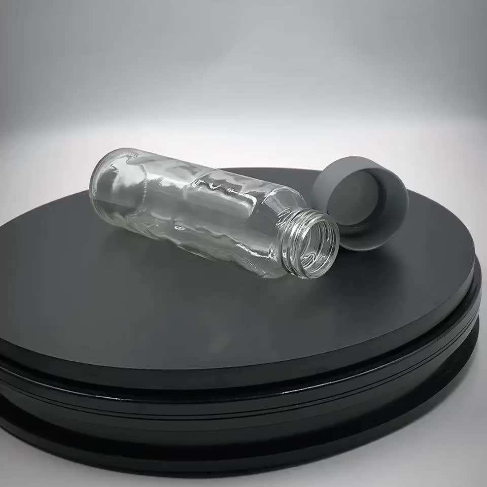 Customized 350ml Round Voss Like Water Bottle With Pp Screw Cap Buy