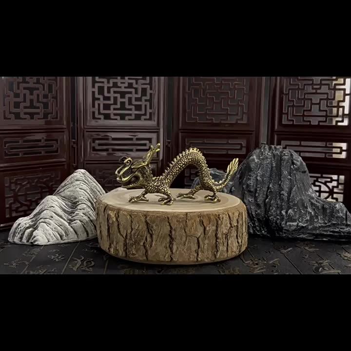 MINI STATUE DE Dragon En Laiton, Figurine Miniature, Presse-papier De EUR 8,76 - PicClick FR