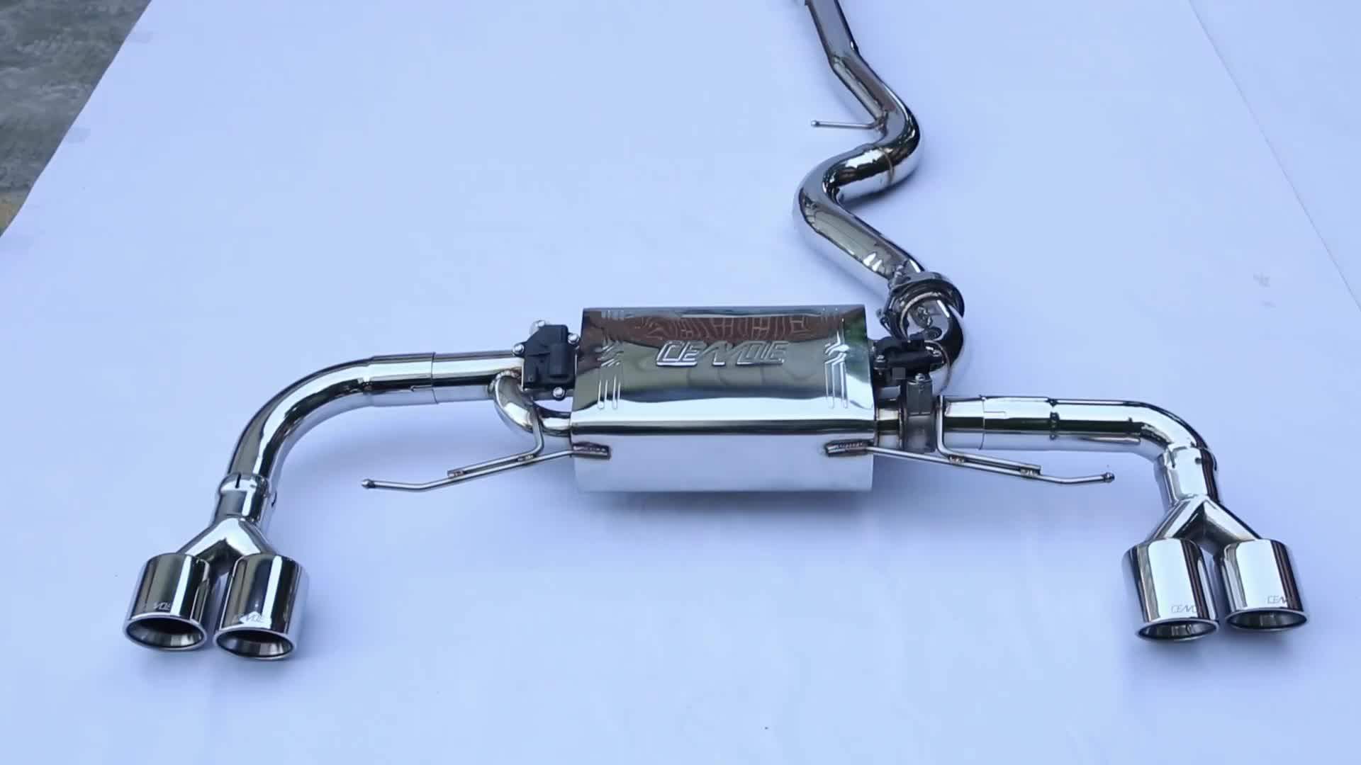 Factory Oem Titanium Alloy /carbon Fiber Car Exhaust Catback And