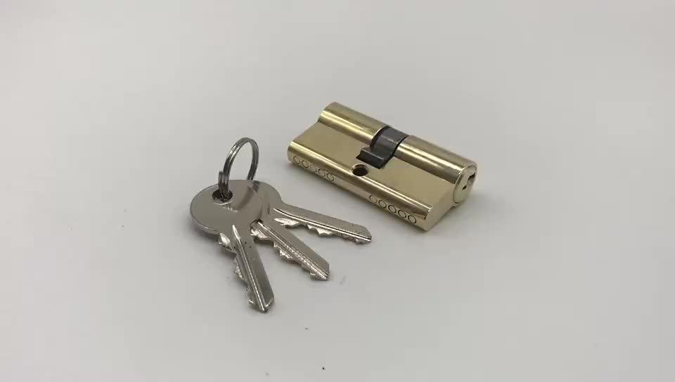 Euro Profile Security Brass Master Key Lock Cylinder Solid Brass