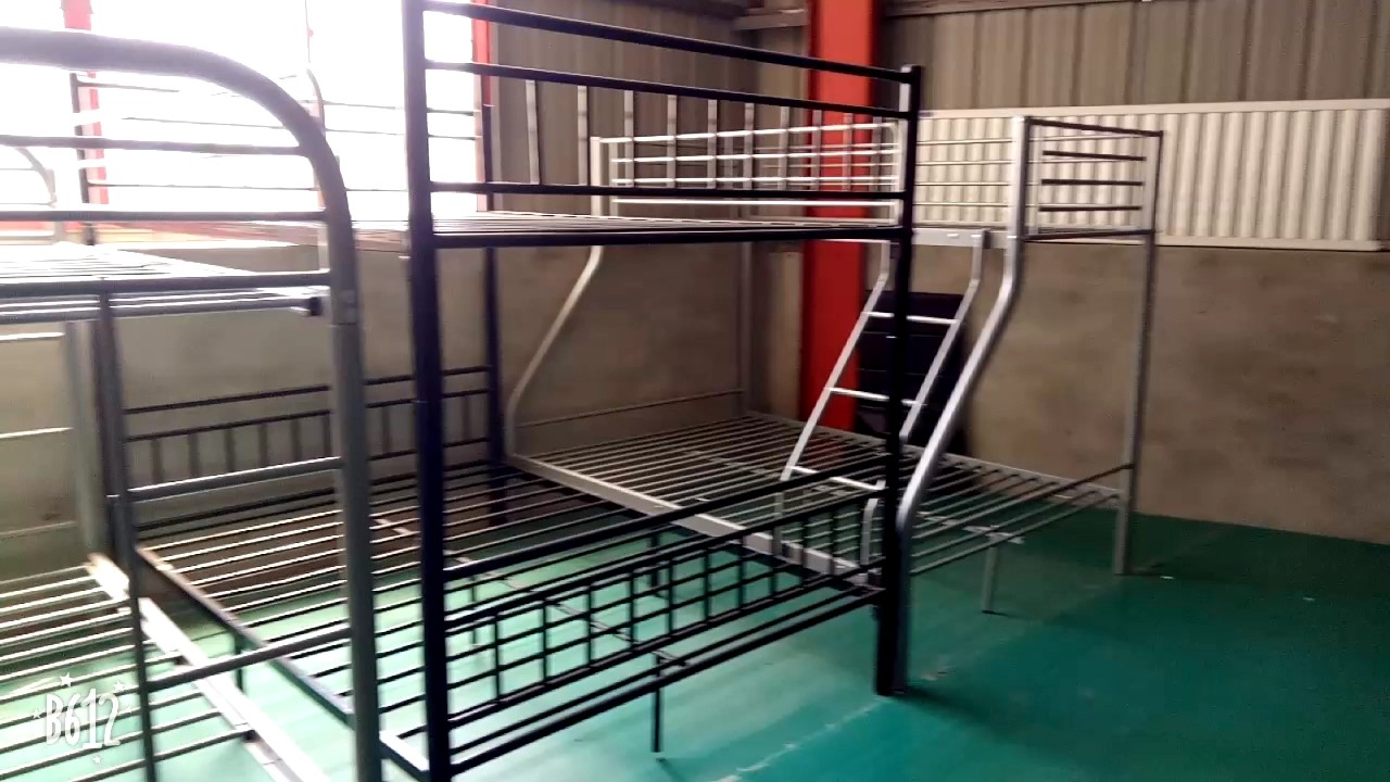 Heavy Duty Adult Home Furniture Bunk Beds With Stairs Two Floor Durable