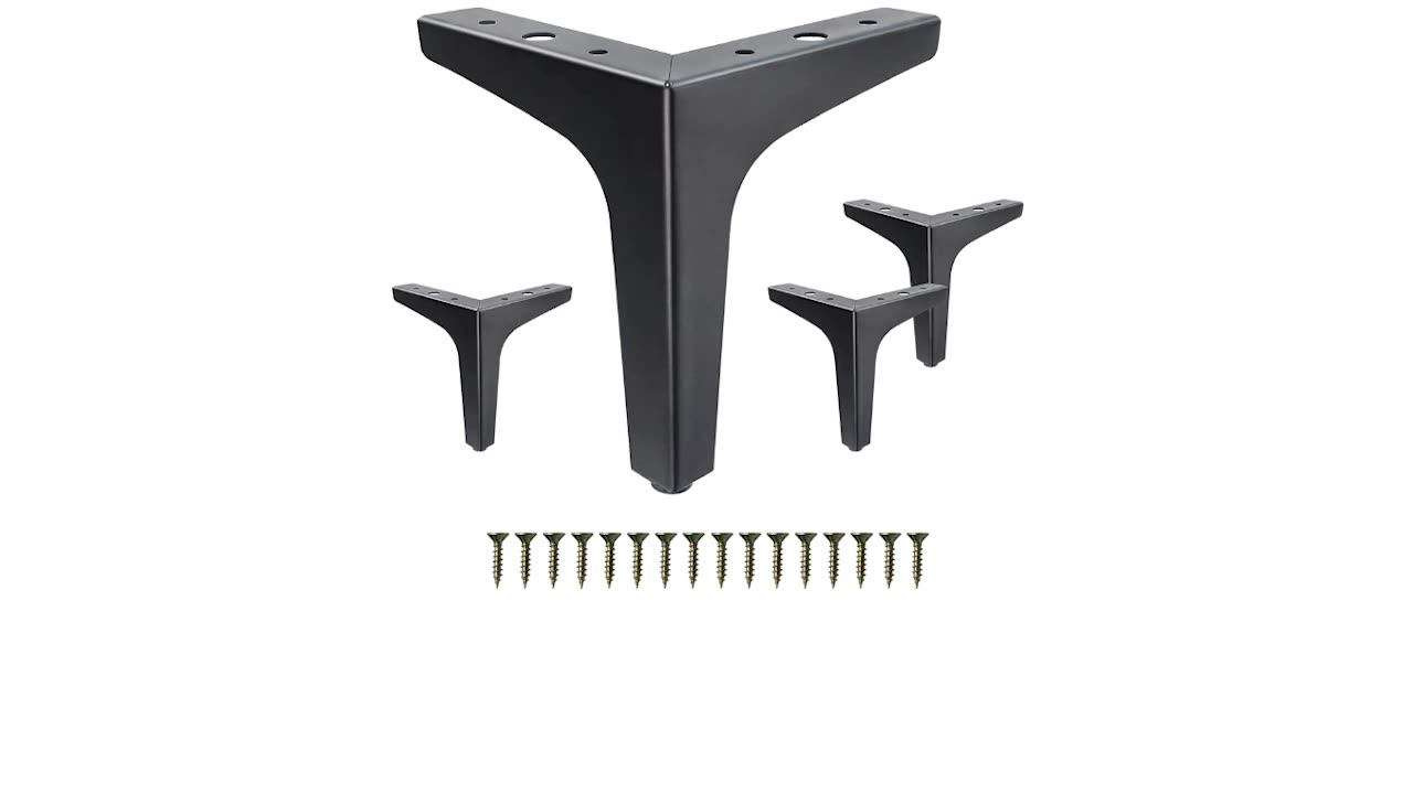 Vt03.159 Triangle Metal Sofa Legs Furniture Legs Chrome Sofa Legs For