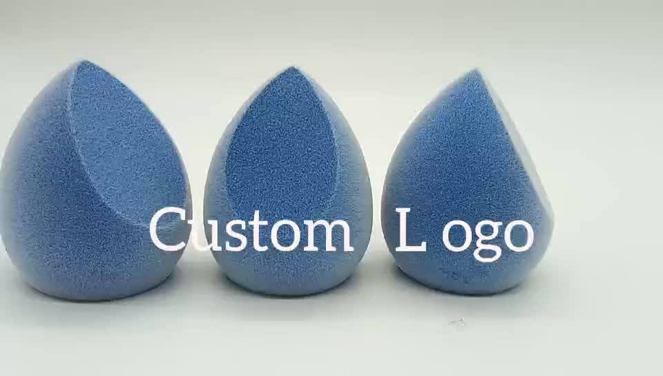 Pink Customized Brand Paper Box Microfiber Makeup Sponge Beauty Sponge