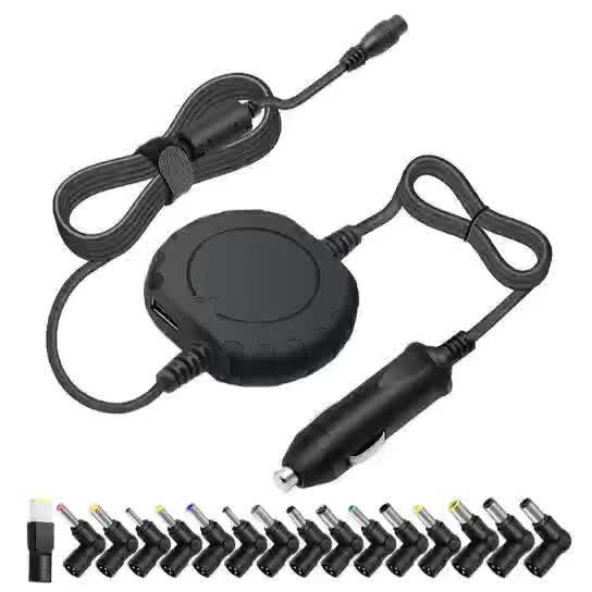 90w Universal Car Laptop Charger For Asus Acer Dell Hp Lenovo Ibm 15