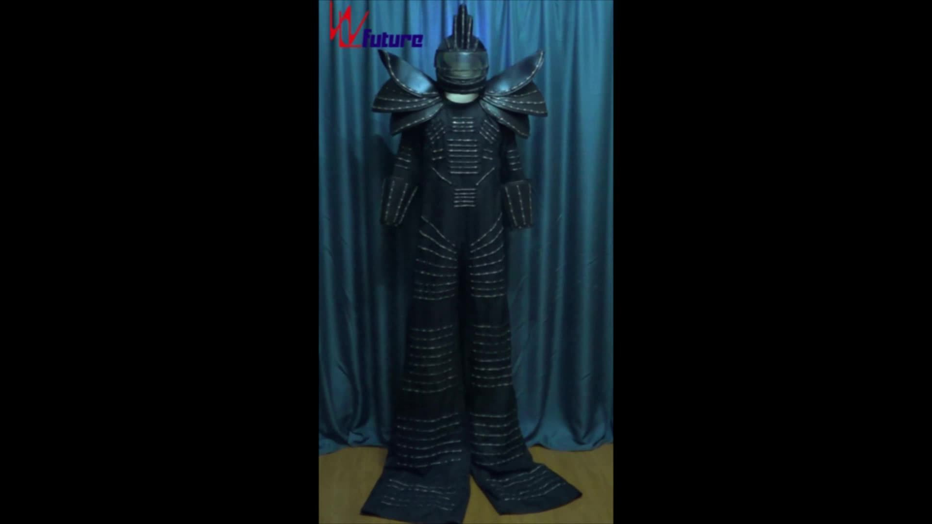 High Quality Led Jumping Suit Stilt Walker Led Robot Costume,Universoul
