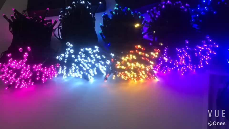 Solar 200leds Holiday Festival Decorative Led String Light Outdoor